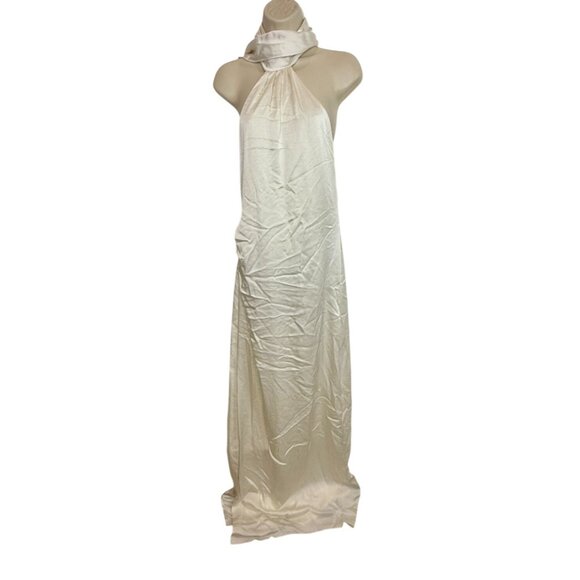 NEW Jonathan Simkhai Vittoria Gown in White NWT - Size 10 - Picture 2 of 8